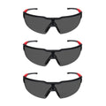 Milwaukee 48-73-2051 Safety Glasses with Tinted Anti-Fog Lenses (3-Pack)
