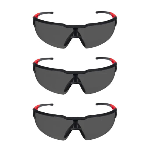 Milwaukee 48-73-2051 Safety Glasses with Tinted Anti-Fog Lenses (3-Pack)