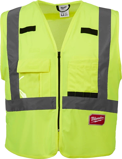 Milwaukee 48-73-5061 S/M - Class 2 High Visibility Yellow Safety Vest