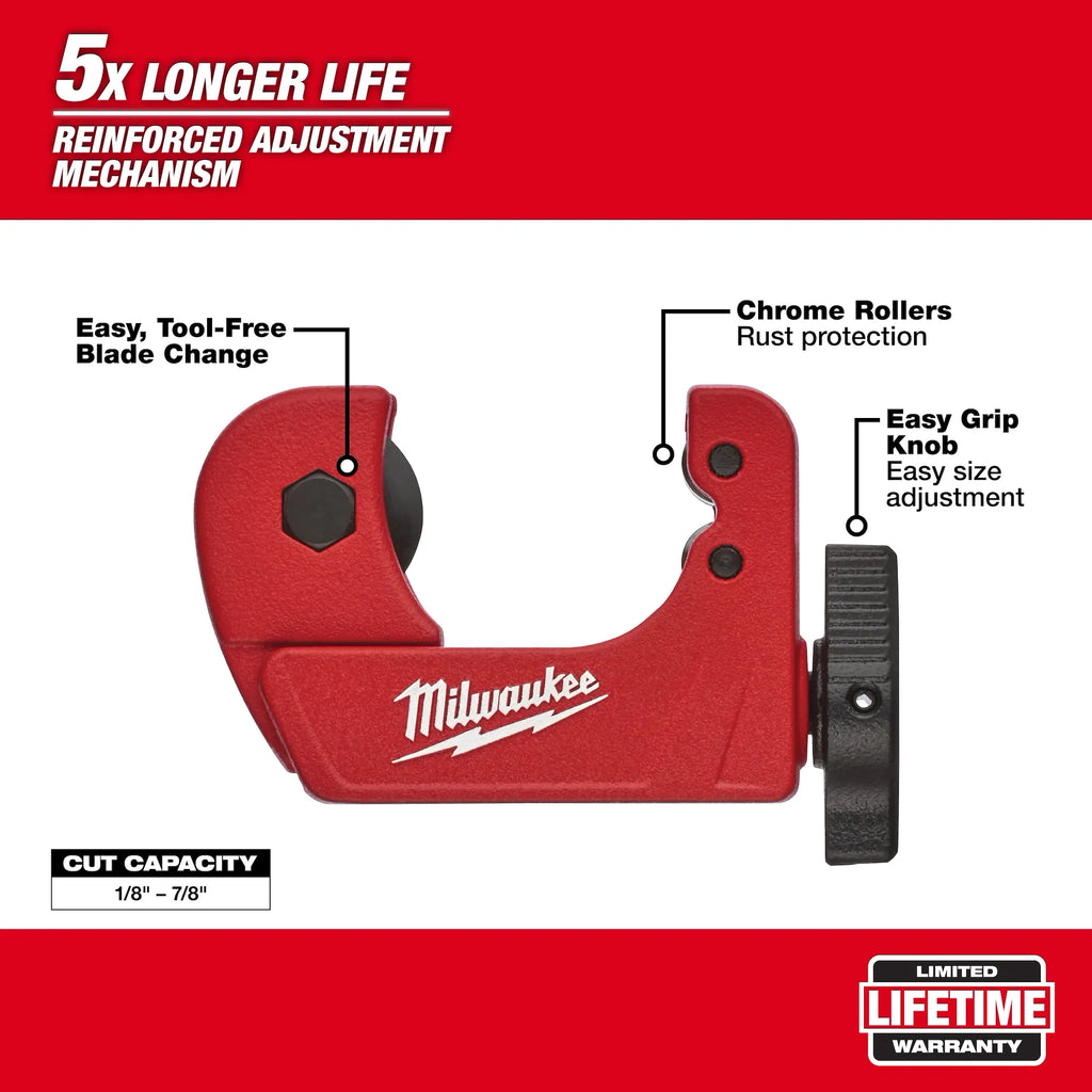 Milwaukee 48-22-4258 3/4 in. Mini Copper Tubing Cutter