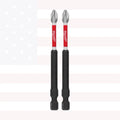Milwaukee 48-32-4662 SHOCKWAVE Impact Duty 3-1/2 PH2 Bit 2PK