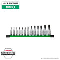 Milwaukee 48-22-9532 13PC 1/4" and 3/8" Drive TORX® Bit Socket Set