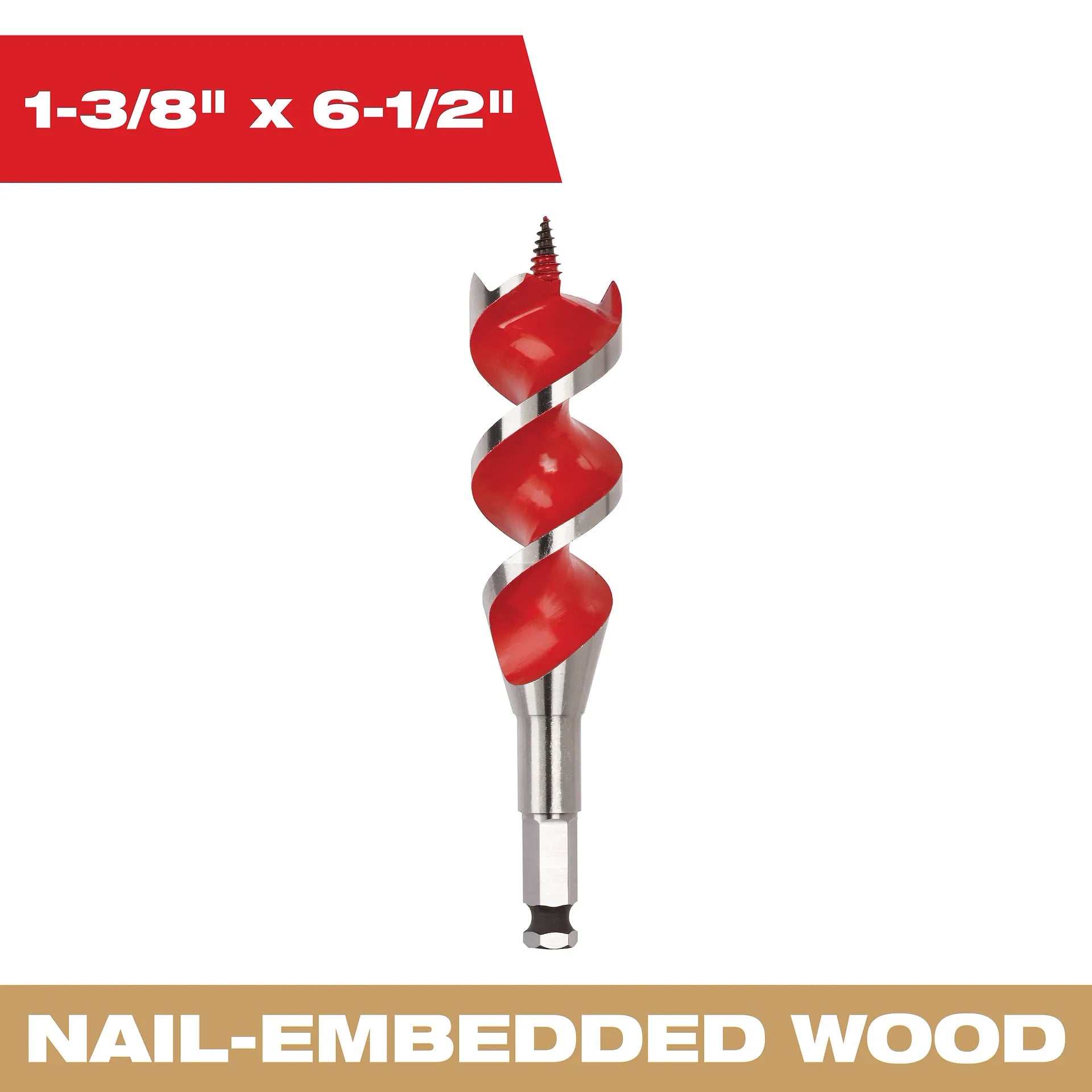 Milwaukee 48-13-1370 1-3/8" x 6-1/2" Auger Bit