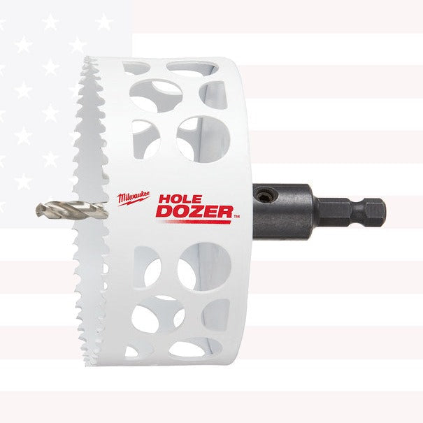 Milwaukee 49-56-9685 4 In. Hole Dozer Bi-Metal Hole Saw With Arbor