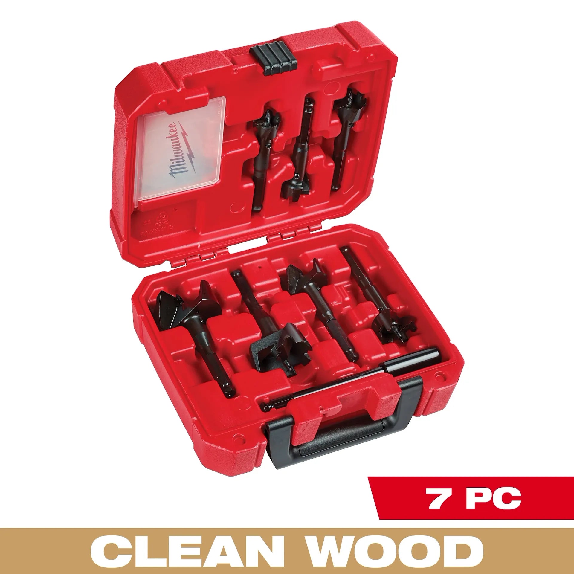 Milwaukee 49-22-0130 Selfeed High-Speed Steel Wood Boring Bit Set (7-Piece)