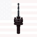 Milwaukee 49-56-7055 7/16" Quick Change Large Hole Saw Arbor W/Pilot Drill Bit