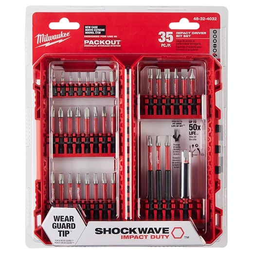 Milwaukee 48-32-4032 SHOCKWAVE™ Impact Duty Driver Bit Set – 35PC