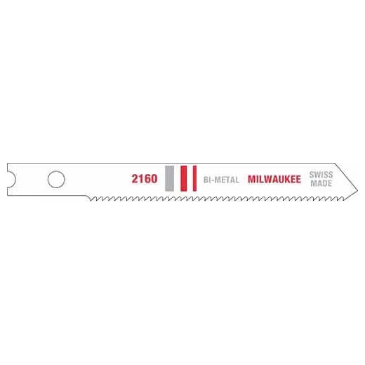 Milwaukee 48-42-2160 2-3/4" 24TPI U-Shank Metal Cut Jig Saw Blades 5PK