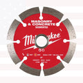 Milwaukee 49-93-9302 4" Segmented Masonry & Concrete Diamond Blade