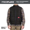 Milwaukee M350B FREEFLEX Lightweight Insulated Vest - Black
