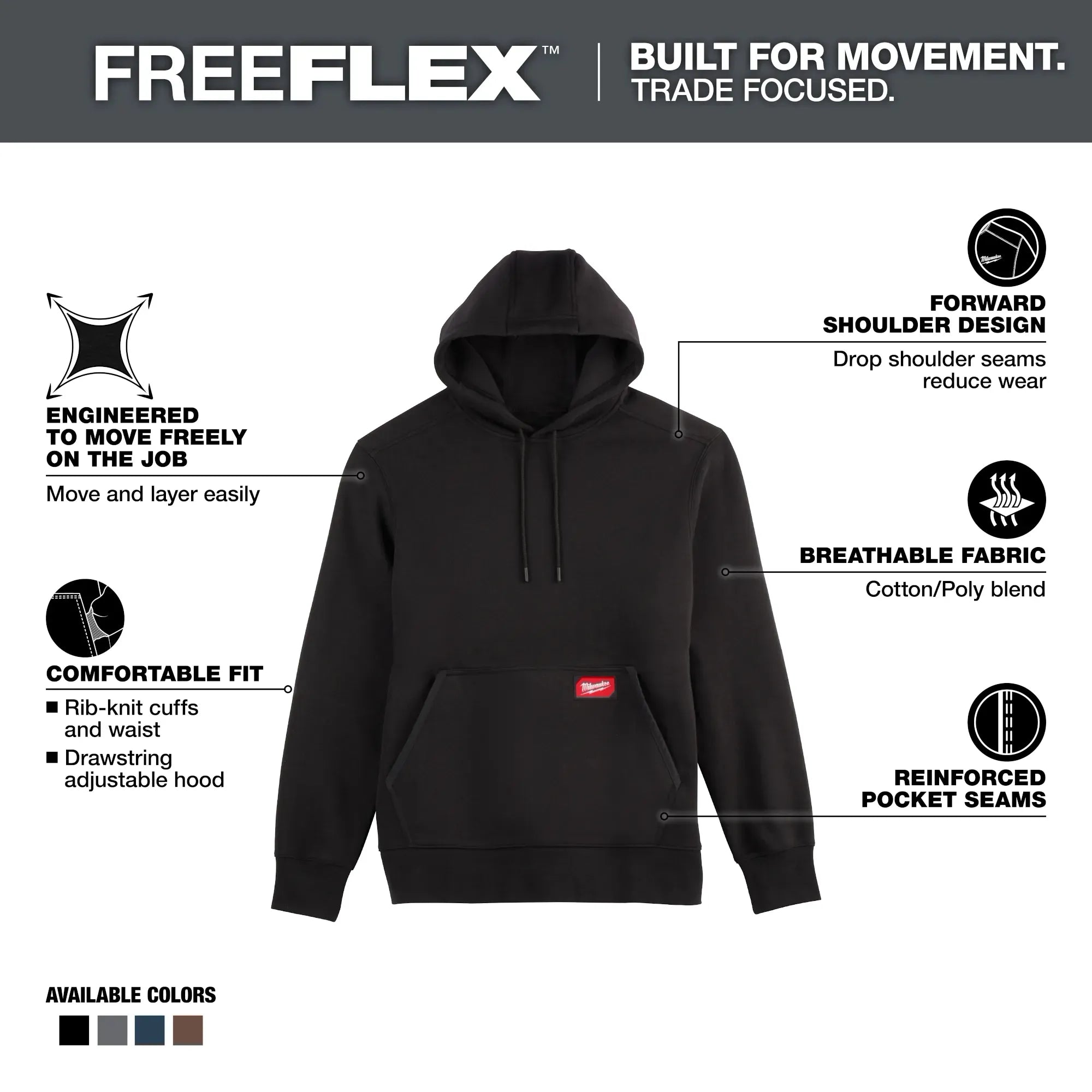 Milwaukee 351 FREEFLEX™ Pullover Hoodie