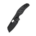 Kizer Vanguard C01C Sheepdog Thumb Hole Knife Black Micarta (3.25" Black SW)