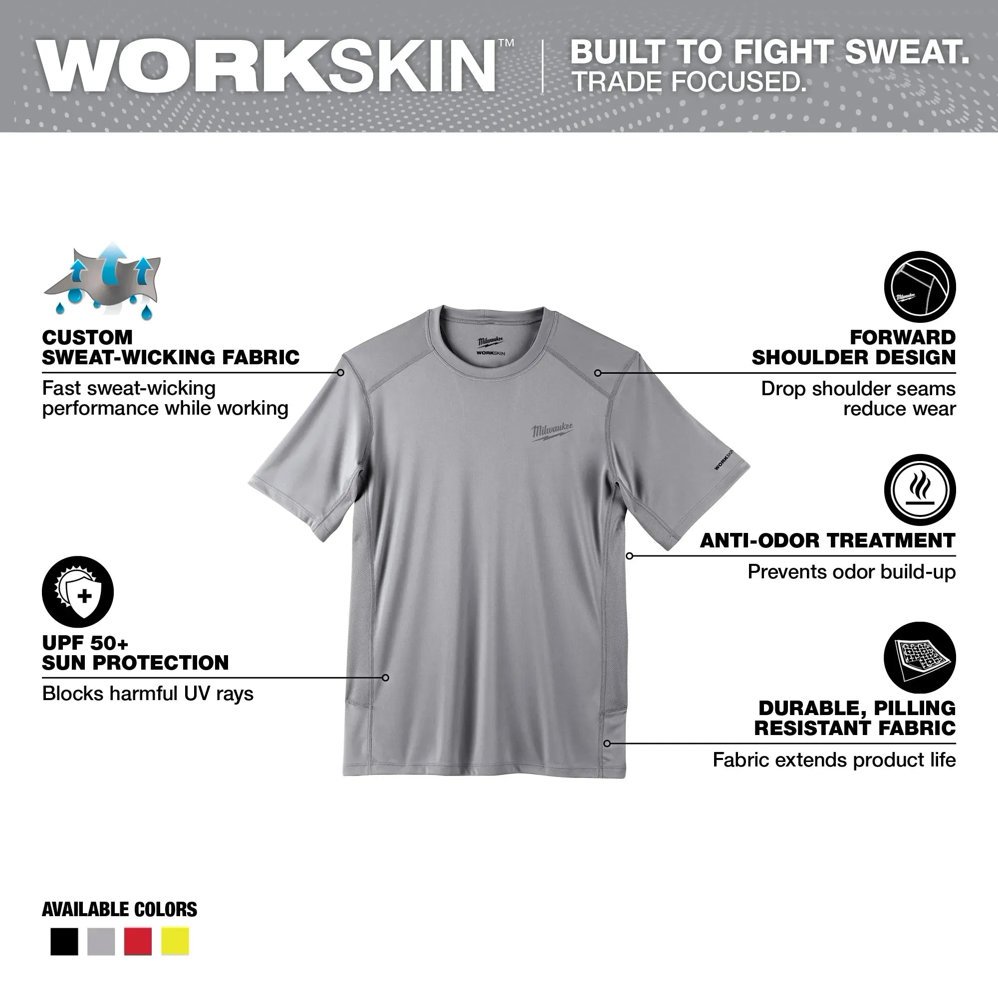 Milwaukee 414 WORKSKIN™ Lightweight Performance Shirt - Short Sleeve