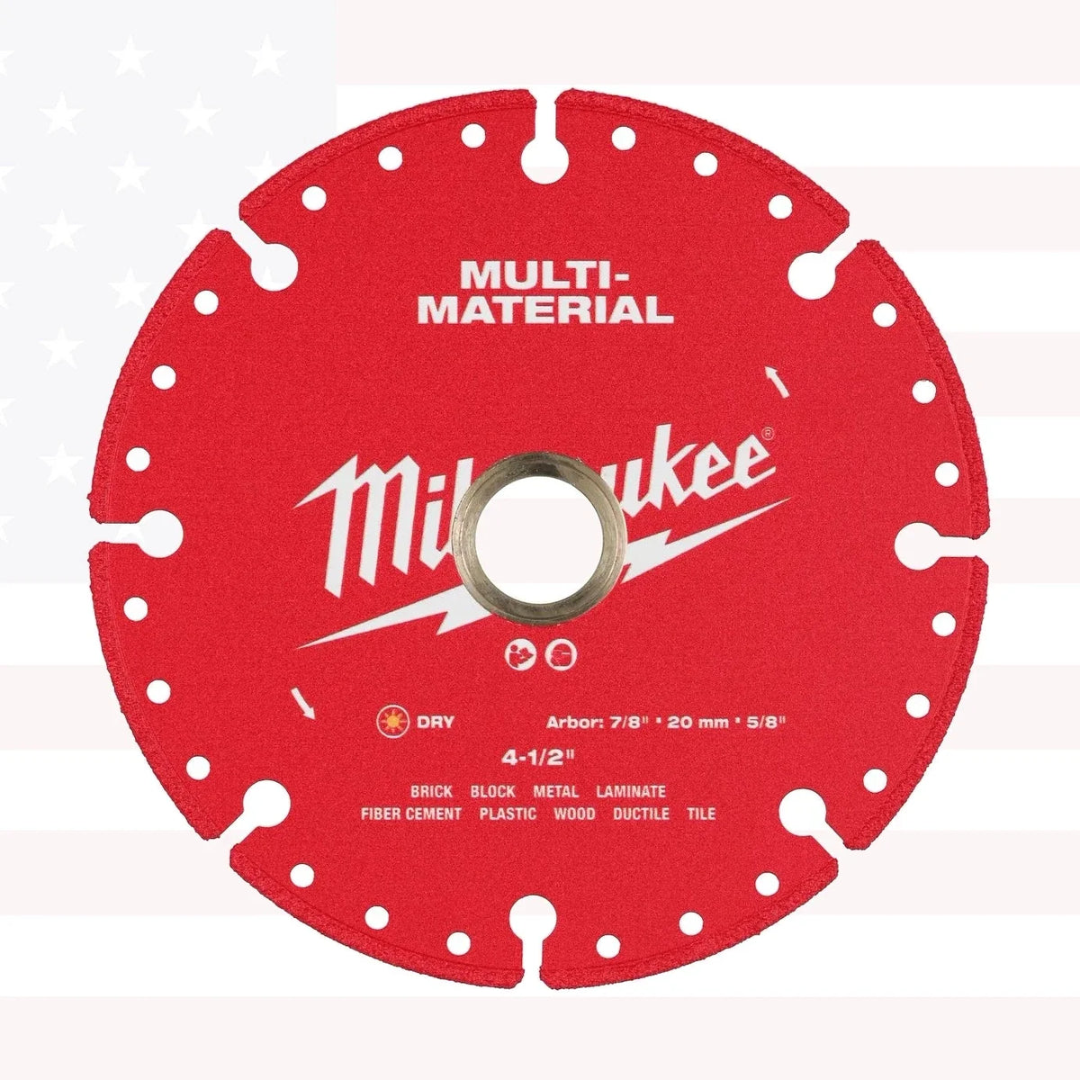 Milwaukee 49-93-9604 4-1/2” Multi-Material Diamond Blade