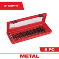 Milwaukee 49-22-8410 Steel Annular Cutter Kit With 3/4 in. Weldon Shank (9PC)