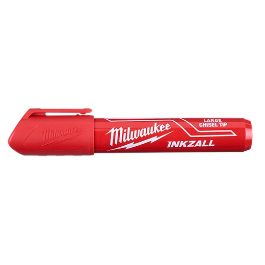 Milwaukee 48-22-3256 INKZALL Large Chisel Tip Red Marker