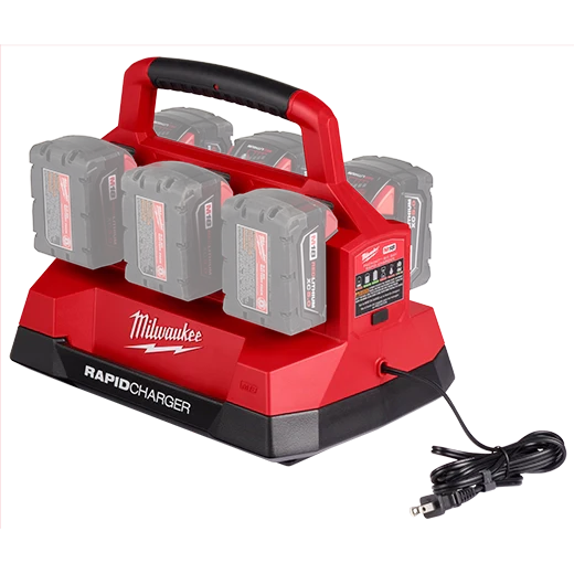 Milwaukee 48-59-1809 M18™ PACKOUT™ Six Bay Rapid Charger