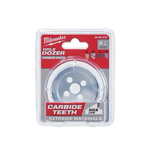 Milwaukee 49-56-0727 2-1/2" HOLE DOZER with Carbide Teeth Hole Saw
