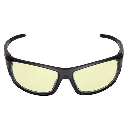 Milwaukee 48-73-2121 Performance Safety Glasses - Yellow Fog-Free Lenses