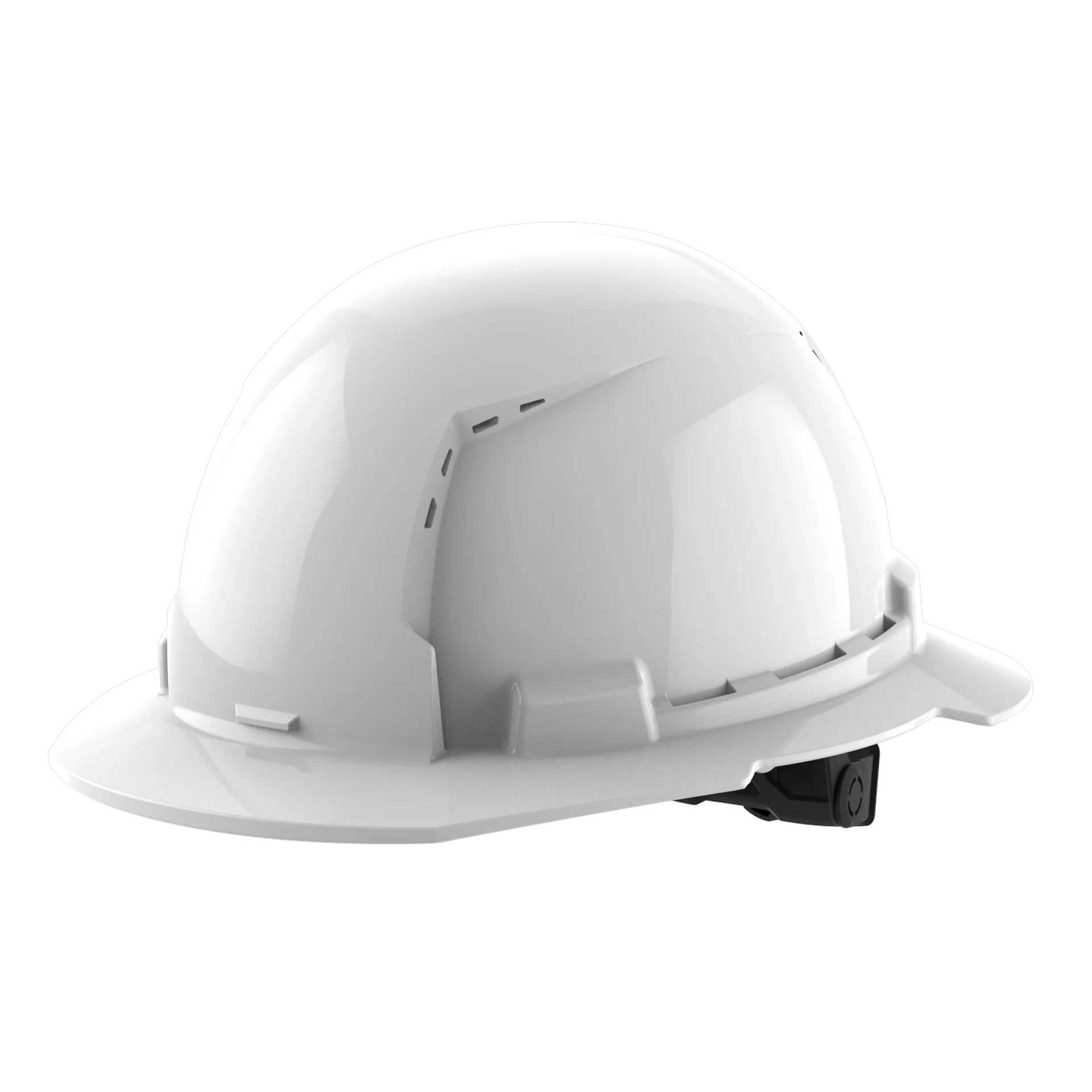 Milwaukee 48-73-1221 BOLT White Full Brim Vented Hard Hat - Type 1, Class C