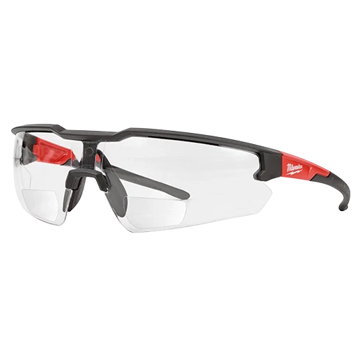 Milwaukee 48-73-2202 Safety Glasses +1.50 Magnified Clear Lenses (Open Box)
