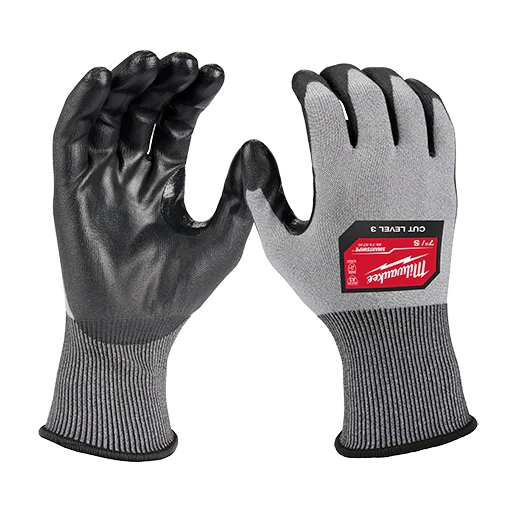 Milwaukee Cut Level 3 High Dexterity Polyurethane Dipped Gloves