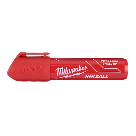 Milwaukee 48-22-3266 INKZALL Extra Large Chisel Tip Red Marker
