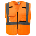 Milwaukee 48-73-5033 Class 2 High Visibility Orange Safety Vest - 2XL/3XL