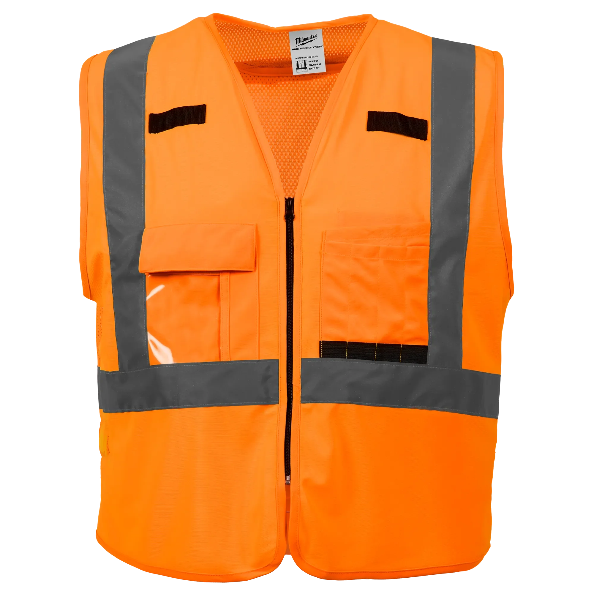 Milwaukee 48-73-5032 Class 2 High Visibility Orange Safety Vest - L/XL