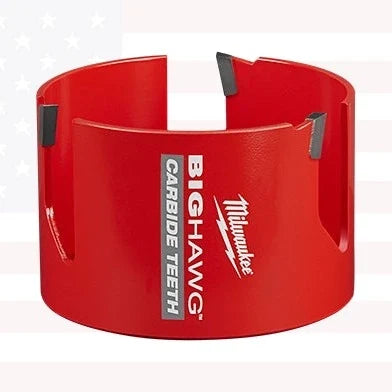 Milwaukee 49-56-9245 4" Big Hawg with Long Life 10X Larger Carbide Teeth