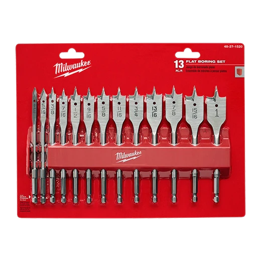 Milwaukee 48-27-1520 13PC Flat Boring Bit Set