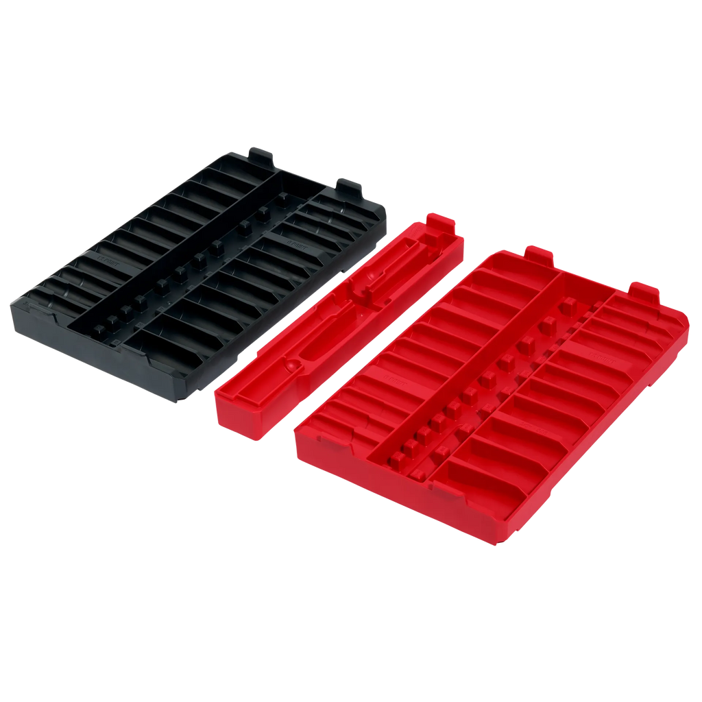 Milwaukee 48-22-9285T 3/8" Drive 6PT & 12PT Metric & SAE Ratchet & Socket Trays