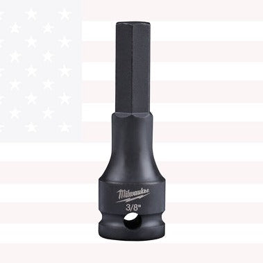 Milwaukee 49-66-5152 SHOCKWAVE Lineman's 3/8 in. Drive 3/8 in. Hex Bit Socket