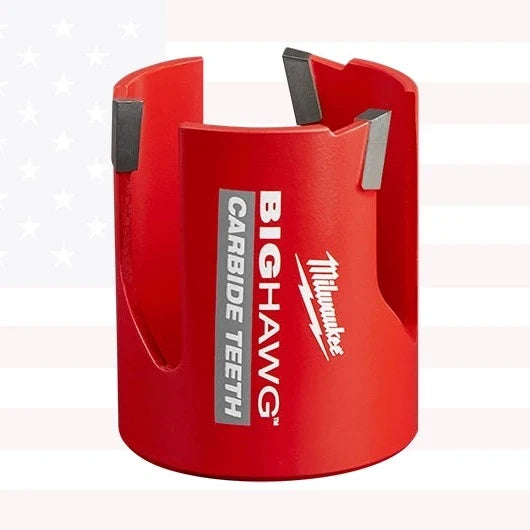Milwaukee 49-56-9215 2-1/4" Big Hawg with Long Life 10X Larger Carbide Teeth