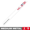Milwaukee 48-01-7188 9 in. 18 TPI Thin Kerf SAWZALL Blades 100PK