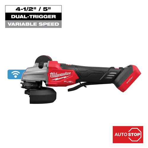Milwaukee 2986-20 M18 FUEL 4-1/2" / 5" Dual-Trigger Braking Grinder (Open Box)