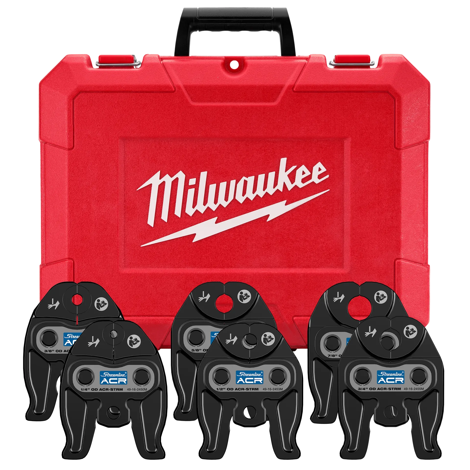 Milwaukee 49-16-2461M 1/4" - 7/8" Streamline-ACR Jaws Kit for M12 FORCE Press