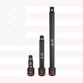 Milwaukee 49-66-6715 SHOCKWAVE Impact Duty 1/2 " Drive Socket Extension Set 3PC