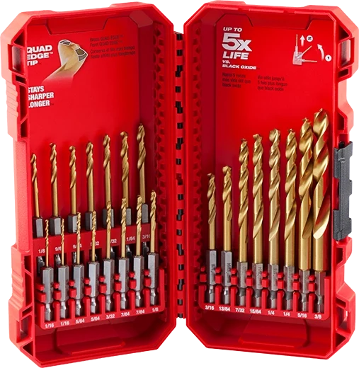 Milwaukee 48-89-4631 SHOCKWAVE Titanium Drill Bit Set - 23PC
