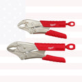 Milwaukee 48-22-3402 Torque Lock Curved Jaw Locking Pliers Set (2-Piece)