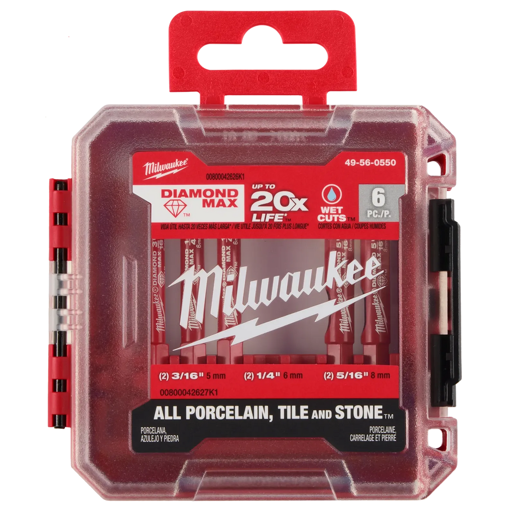 Milwaukee 49-56-0550 Milwaukee® Diamond Max™ Hole Saw Bit Set - 6PC