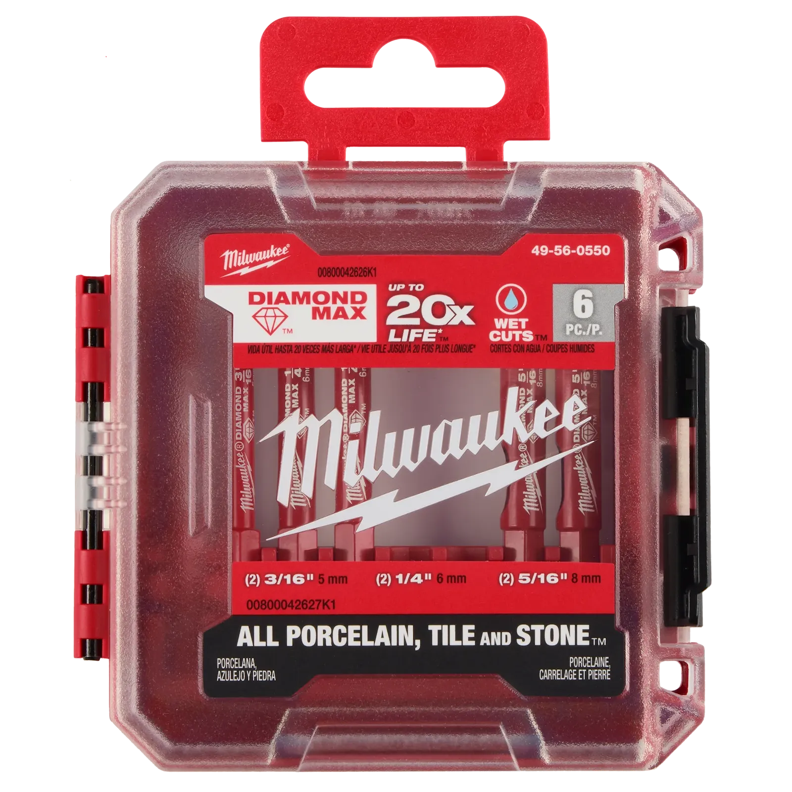 Milwaukee 49-56-0550 Milwaukee® Diamond Max™ Hole Saw Bit Set - 6PC