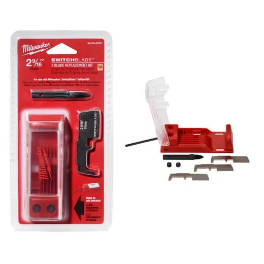Milwaukee 48-25-5250 2-9/16 in. SwitchBlade 3 Blade Replacement Kit