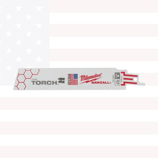 Milwaukee 48-00-5786 6" 24 TPI The Torch Super Sawzall Blades 5PK