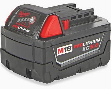 Milwaukee M18 5.0Ah REDLITHIUM XC Battery Pack 48-11-1850