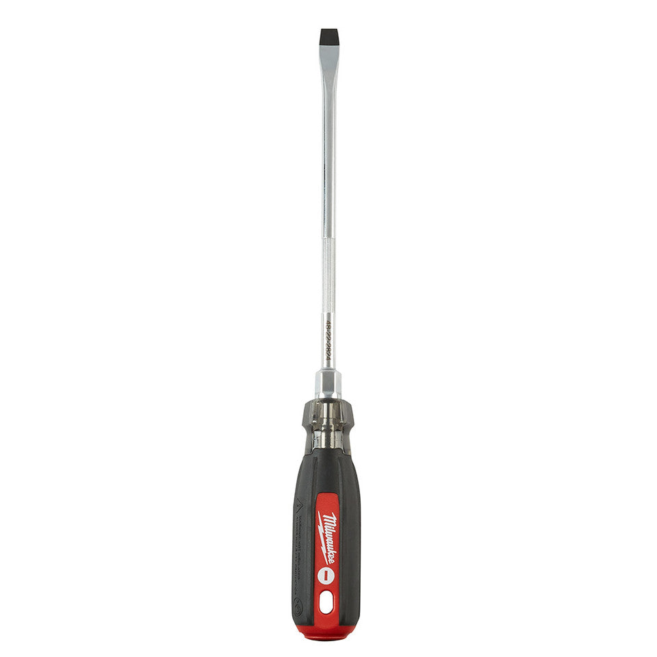 Milwaukee 48-22-2824 3/8" Slotted - 8" Cushion Grip Screwdriver