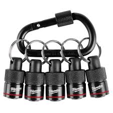 Milwaukee 5-Piece Hex Bit Holder with Carabiner 48-32-4537
