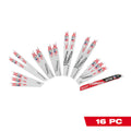 Milwaukee 49-22-1216D SAWZALL Metal Cutting Blade W/9" 8 TPI TORCH Blade 17PC