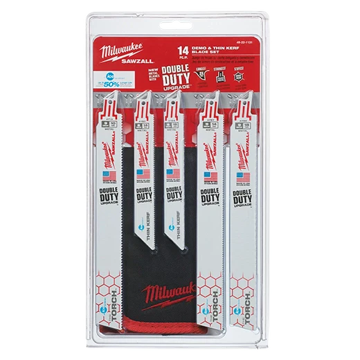 Milwaukee 49-22-1131 14 Piece Metal Cutting Ice Hardened™ Sawzall® Blade Set
