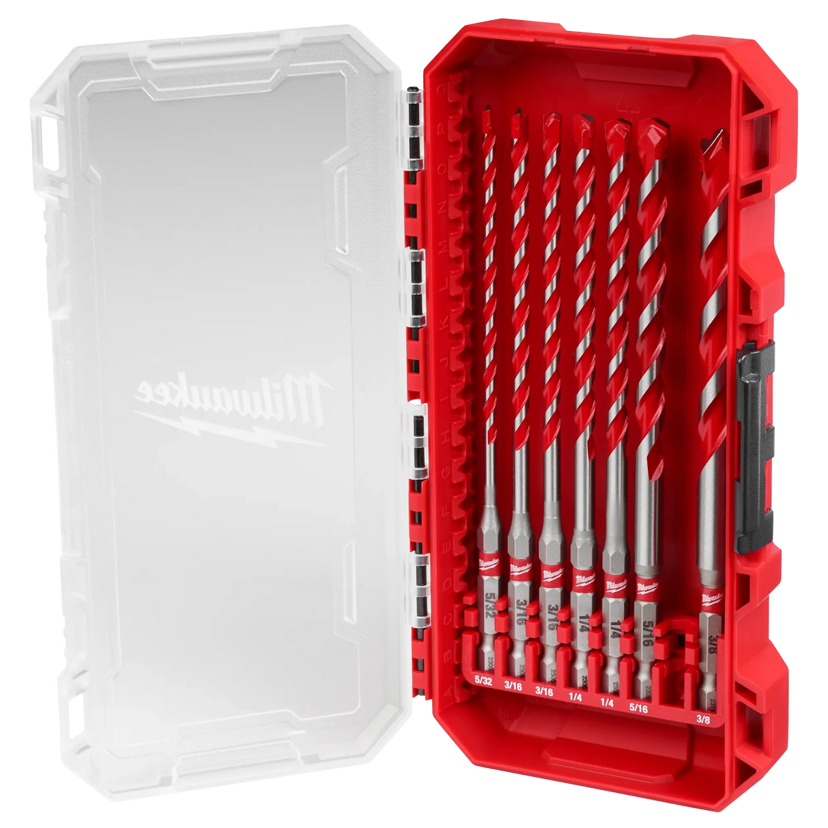 Milwaukee 48-20-9057 7PC SHOCKWAVE Impact Carbide Hammer Drill Bit Set